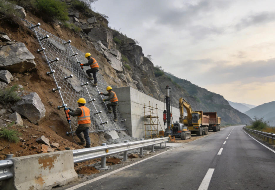 信宜公路道路护坡